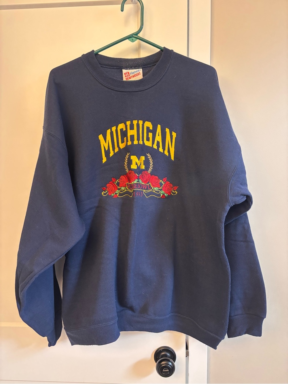 Vintage University of Michigan 1993 Rose Bowl Heavyweight Made in USA sweatshirt
